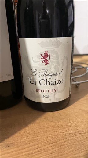 Beaujolais Brouilly La Chaize Le Marquis de La Chaize 2020