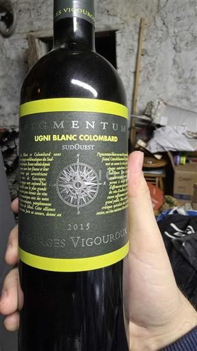 Tây Nam Côtes de Gascogne Georges Vigouroux Pigmentum Ugni Blanc Colombard 2015