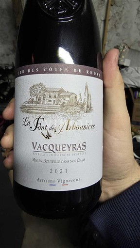 Valle del Rodano Vacqueyras La Font des Arbousiers 2021