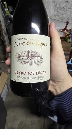 Rhône Valley Grignan-les-Adhémar Domaine Serre des Vignes les grands plans 2022
