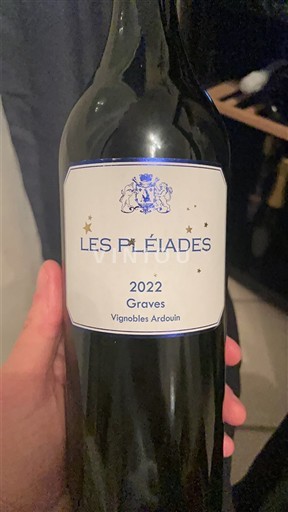 Bordeaux Graves Vignobles Ardouin Les Pléiades 2022