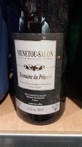 Thung lũng sông Loire Menetou-salon Domaine Prieure Le Cru 2022