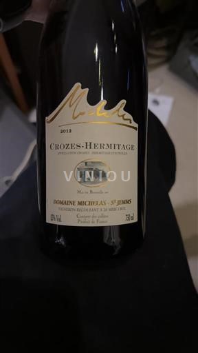Vallée du Rhône Crozes-hermitage Domaine Michelas St Jemms 2012