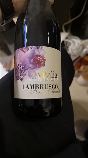 Emilia-Romagna Lambrusco Vitalia Lambrusco Rosso Amabile 2022
