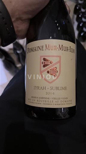 Vallée du Rhône Ventoux Domaine Mur-Mur-Ium Syrah - Sublime 2014