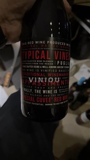Apulia Puglia Special Cuvée Red Wine 2023