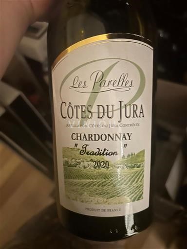 Jura Côtes-du-jura Les Parelles Tradition 2020