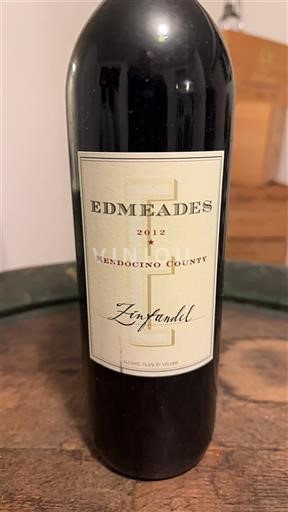 Vùng trồng nho được cấp phép California Không được chỉ định Edmeades Zinfandel 2012