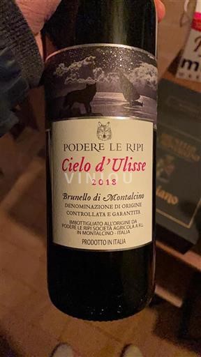 Toscana Brunello di Montalcino Podere Le Ripi Cielo d’Ulisse 2018