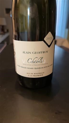 Weine Blanc sec Cuvée Vieilles Vignes - Élevée en Fûts de Chêne Alain Geoffroy 2023 Frankreich Burgund Chablis AOC