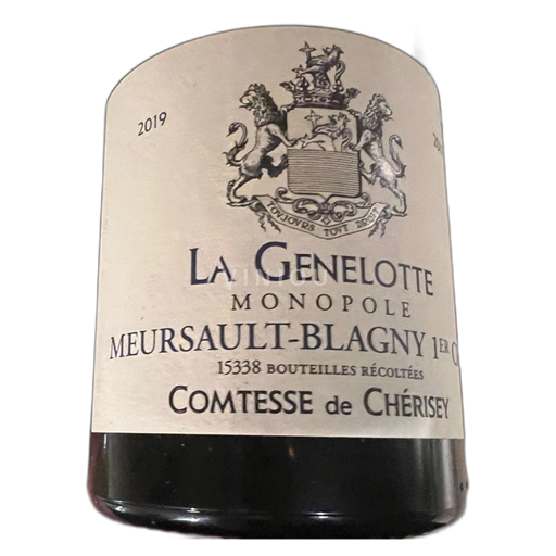 Bourgogne Meursault Premier Cru Comtesse de Chérisey La Genelotte. Monopole 2019