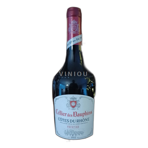 Vin Rouge sec Prestige Cellier des Dauphins 2022 France Vallée du Rhône Côtes-du-rhône AOC
