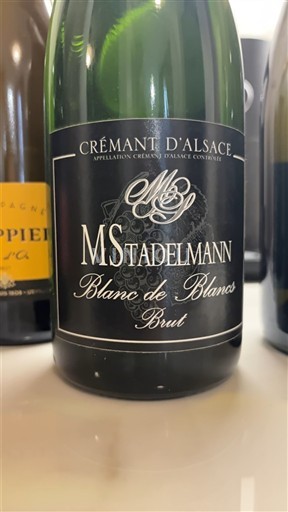 Alsace Crémant d'Alsace M. Stadelmann Blanc de Blancs Brut Non-Vintage