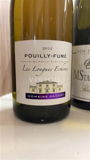 Thung lũng sông Loire Pouilly-fumé Domaine Gaudry Les Longues Echinés 2012
