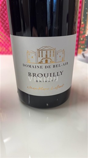 Beaujolais Brouilly Domaine Bel-Air Briante Ikke årgangsbestemt