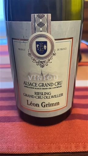 Alsacia No especificado Grand Cru Léon Grimm Grand Cru Ollwiller Sin añada