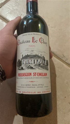 Bordéus Puisseguin-saint-émilion Château Le Chay 2005