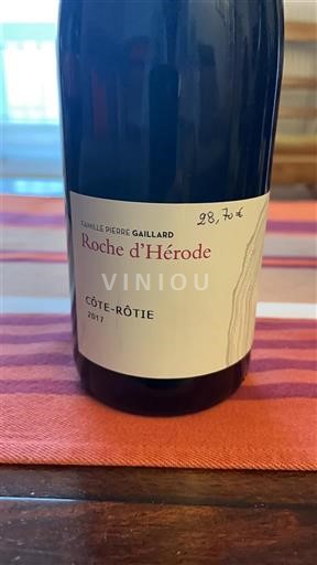 Rhône Valley Côte-Rôtie Famille Pierre Gaillard Roche d'Hérode 2017