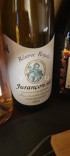 Tây Nam Jurançon Cave de Gan Jurançon Réserve Royale 2021