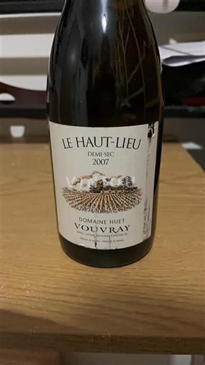 Loirevallei Vouvray Domaine Huet Le Haut-Lieu 2007