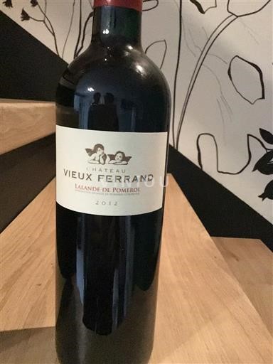 Bordeaux Lalande-de-Pomerol Château Vieux Ferrand 2012