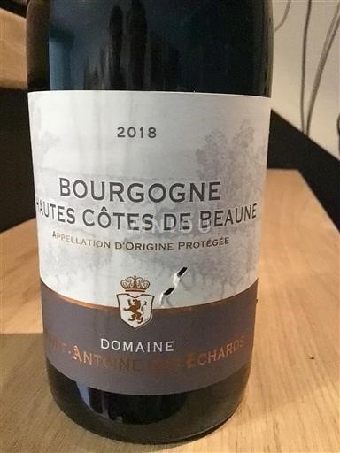 Bourgogne Ospecificerad Domaine Saint Antoine l’Echards 2018