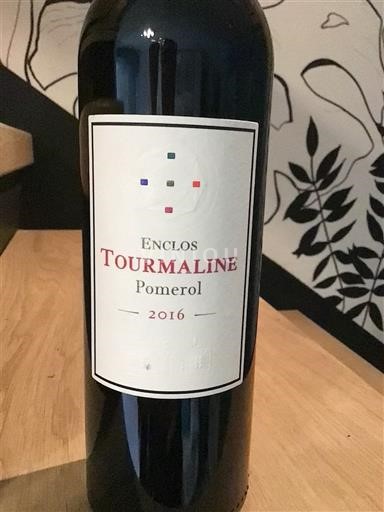Bordeaux Pomerol Enclos Tourmaline 2016