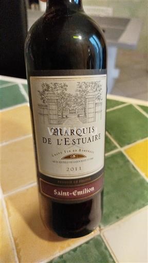 Bordeaux Saint-Émilion Marquis de l'Estuaire 2011