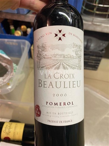 Bordeaux Pomerol La Croix Beaulieu 2006