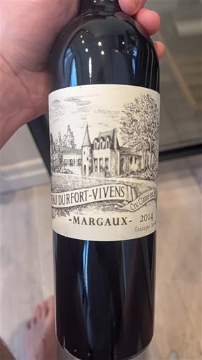 Bordeaux Margaux Grand Cru Château Rfort-Vivens 2014