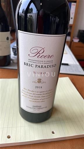 Piemonte Roero Tenuta Carretta Bric Paradiso Riserva 2018
