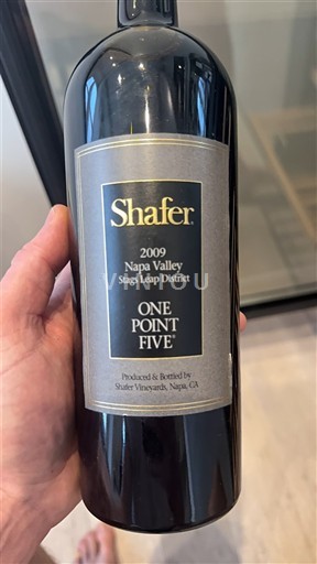 Vùng trồng nho được cấp phép California Quận Stags Leap Shafer One Point Five 2009