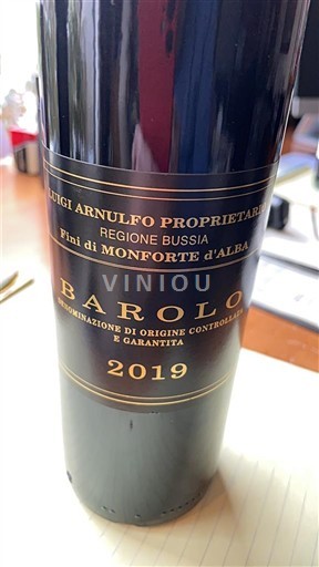 Piamonte Barolo Luigi Arnulfo Regione Bussia Fini di Monforte d'Alba 2019