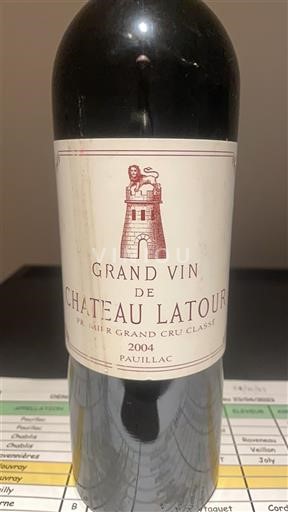 Bordeaux Pauillac Grand Cru Château Latour Grand Vin 2004