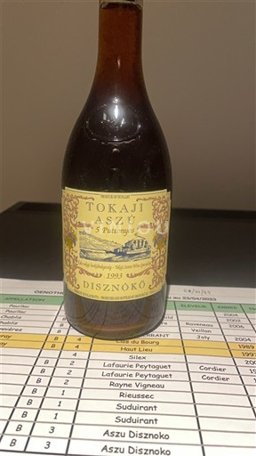 Tokaj No especificado Disznóko 5 Puttonyos 1993