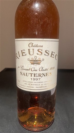 Bordeaux Sauternes Premier Cru Château Rieussec 1997