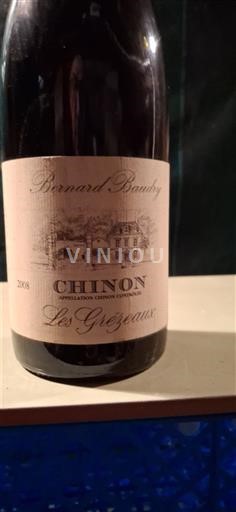 Thung lũng sông Loire Chinon Bernard Baudry Les Grézeaux 2008