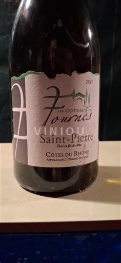 Rhônen laakso Côtes-du-rhône Les Coteaux Fournes Saint-Pierre 2017