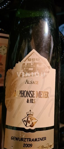 Elzas Gewurztraminer Vendanges Tardives Alphonse Meyer & Fils 2009