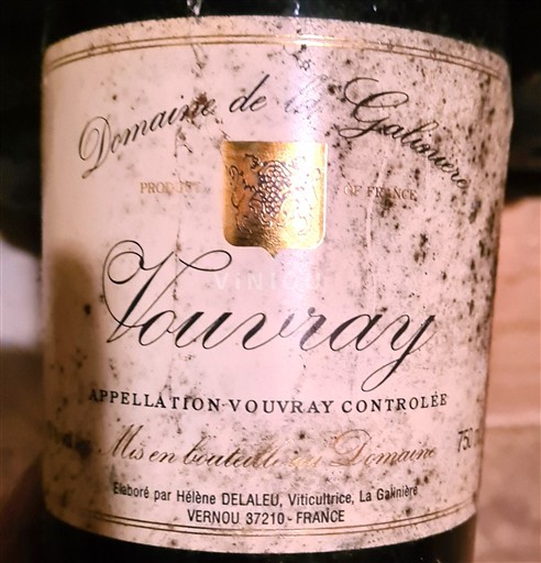 Thung lũng sông Loire Vouvray Domaine La Galinière Soleil 1996
