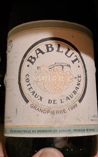 Thung lũng sông Loire Coteaux-de-l'aubance Domaine Bablut GrandPierre 1999