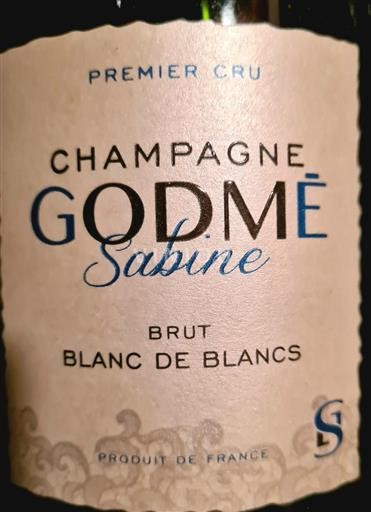 Champagne Sâm-panh Champagne Godmé Sabine Blanc de Blancs Không niên vụ
