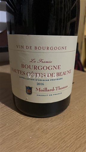 Bourgondië Niet gespecificeerd Moillard-Thomas La Famée 2016