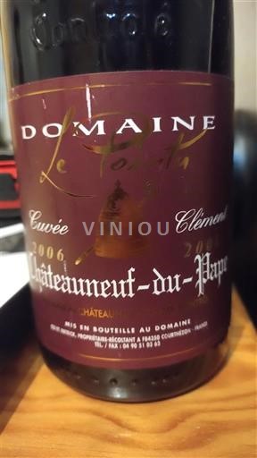 Rona dolina Châteauneuf-du-Pape Domaine Le Pointu Clément 2006