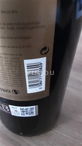 Bordeaux Médoc Château Larose 2014