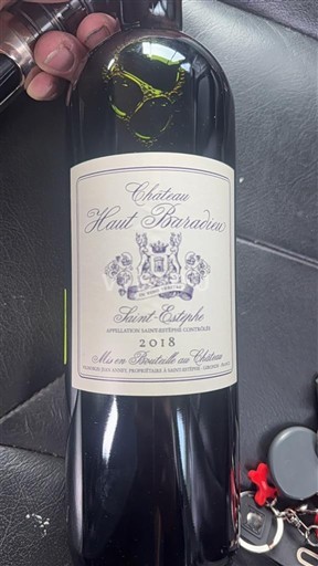 Bordeaux Saint-Estèphe Château Haut Paradis 2018