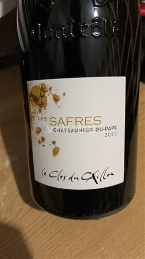 Rona dolina Châteauneuf-du-Pape Le Clos du Caillou Les Safres 2023