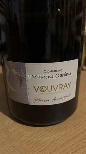 Thung lũng sông Loire Vouvray Domaine Vincent Carême Plaisir Ancestral 2018