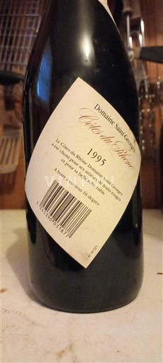 Thung lũng Rhône Côte-rôtie Domaine Saint Georges Côte-Rôtie 1995