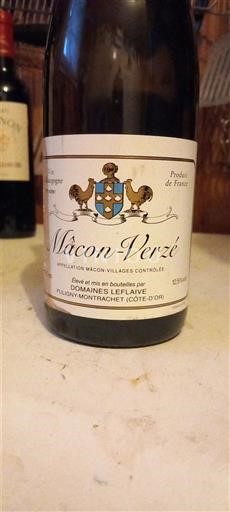 Vine Blanc sec Mâcon-Verzé Domaine Domaines Leflaive 2012 Frankrig Bourgogne Mâcon og mâcon-landsbyer AOC